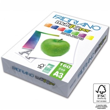 ΧΑΡΤΙ ΦΩΤΟΤΥΠΙΚΟ ΛΕΥΚΟ FABRIANO Α3 160gr (250φ) multipaper