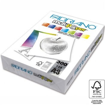 ΧΑΡΤΙ ΦΩΤΟΤΥΠΙΚΟ ΛΕΥΚΟ FABRIANO Α3 300gr (125φ) multipaper