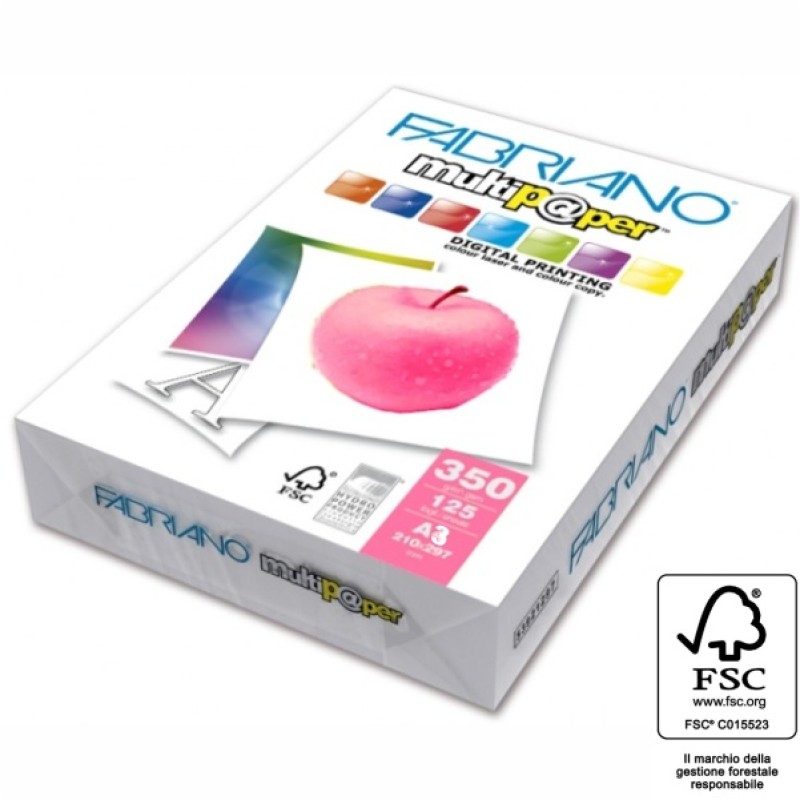 ΧΑΡΤΙ ΦΩΤΟΤΥΠΙΚΟ ΛΕΥΚΟ FABRIANO Α3 350gr (125φ) multipaper
