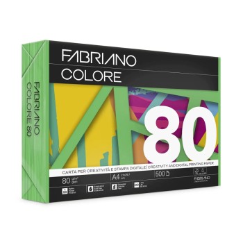 ΧΑΡΤΙ ΦΩΤΟΤΥΠΙΚΟ FABRIANO COLORE Α4 80gr VERDE (500φ)