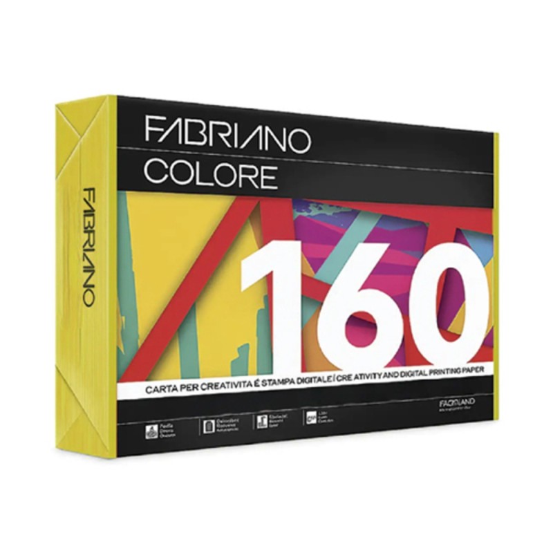 ΧΑΡΤΙ ΦΩΤΟΤΥΠΙΚΟ FABRIANO COLORE Α4 160gr GIALLO (250φ)