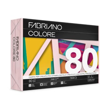 ΧΑΡΤΙ ΦΩΤΟΤΥΠΙΚΟ FABRIANO COLORE Α4 80gr ROSA (500φ)