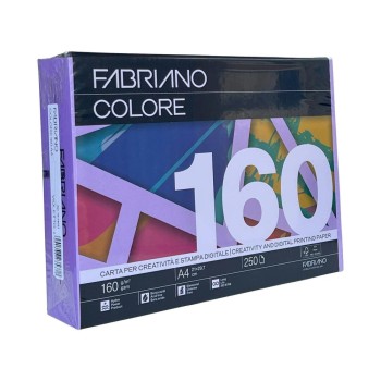 ΧΑΡΤΙ ΦΩΤΟΤΥΠΙΚΟ FABRIANO COLORE Α4 160gr VIOLETTA (250φ)