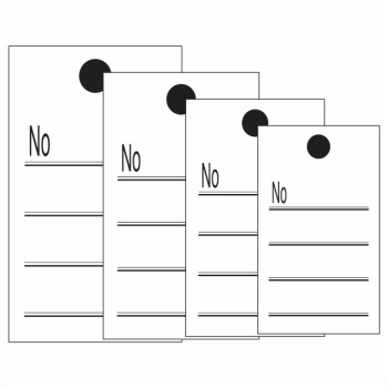 ΕΤΙΚΕΤΕΣ ΚΑΠΝΟΥ Νο 4  5x8,5 (πακέτο 500 τεμ.)