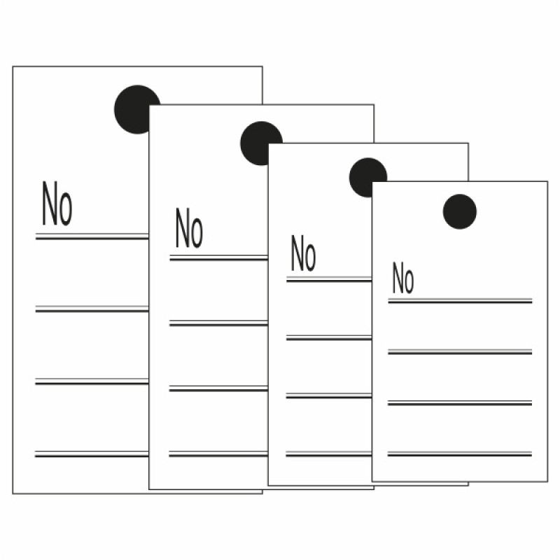 ΕΤΙΚΕΤΕΣ ΚΑΠΝΟΥ Νο 4  5x8,5 (πακέτο 500 τεμ.)