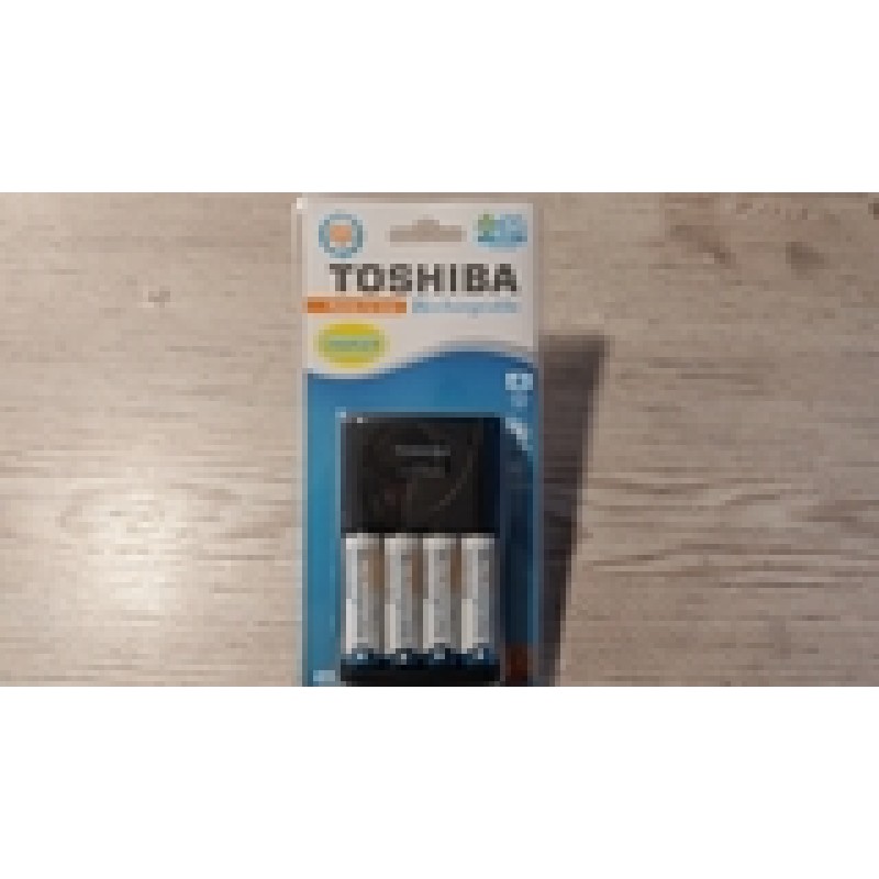 Battery charger for Toshiba rechargeable batteries AA-AAA (4 Batteries AA 1950mAH INCLUDED)