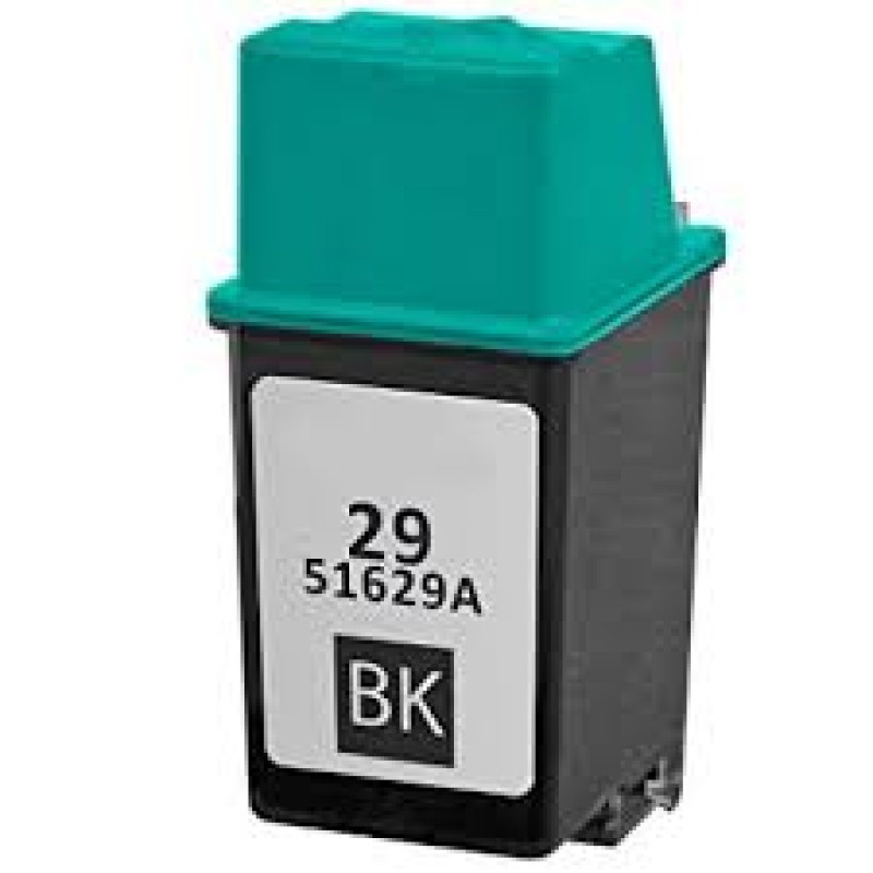 Ink cartridge Black replaces HP 51629A, 29