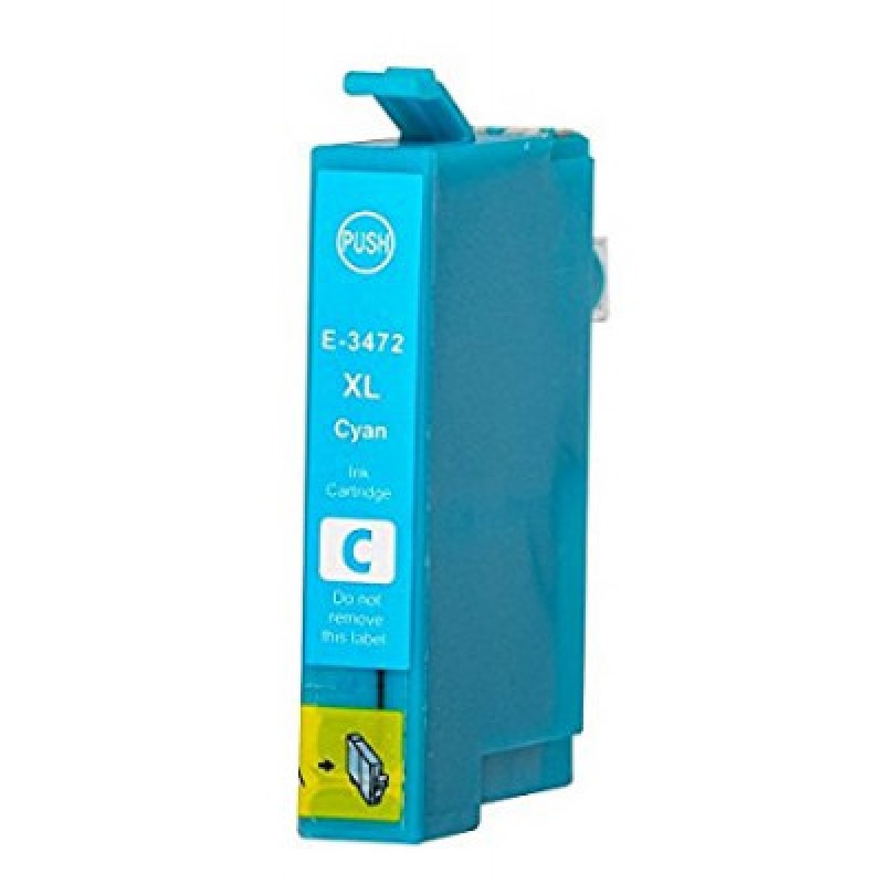 Ink cartridge Cyan replaces Epson C13T34724010, 34XL