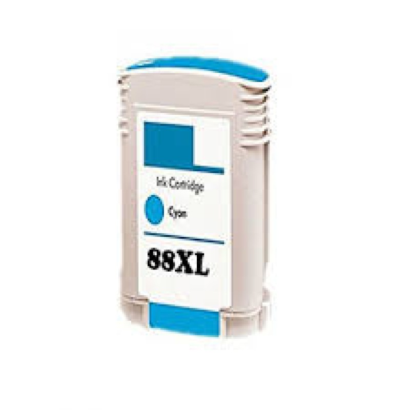 Ink cartridge Cyan replaces HP C9391AE, 88XL