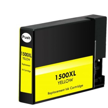 Ink cartridge Yellow replaces Canon 9195B001, PGI1500XLY