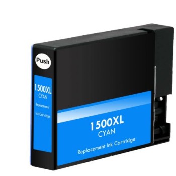 Ink cartridge Cyan replaces Canon 9193B001, PGI1500XLC