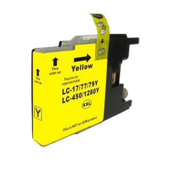 Ink cartridge Yellow replaces Brother LC1280XLY