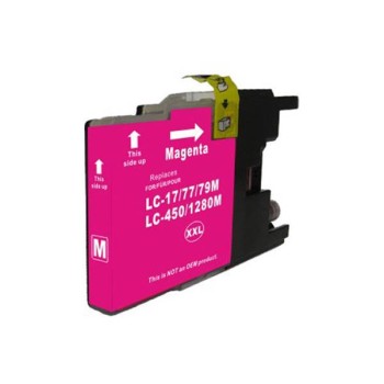 Ink cartridge Magenta replaces Brother LC1280XLM