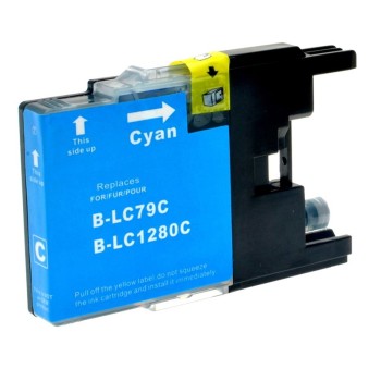 Ink cartridge Cyan replaces Brother LC1280XLC