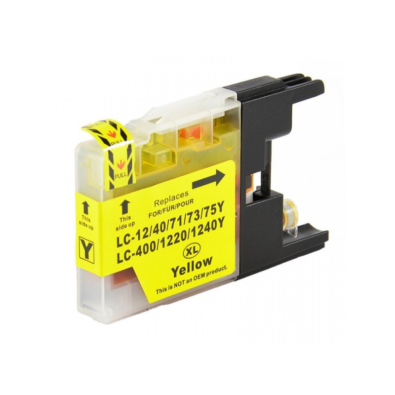Ink cartridge Yellow replaces Brother LC1240Y