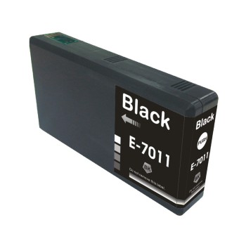 Ink cartridge Black replaces Epson C13T70114010, T7011