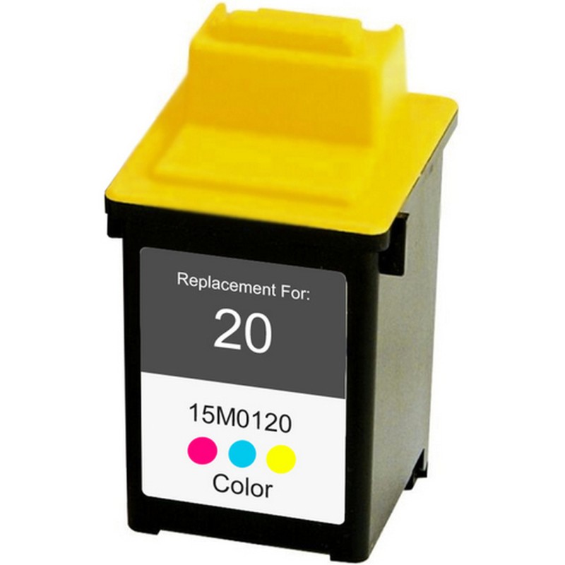 Ink cartridge Color replaces Lexmark 15M0120, 20
