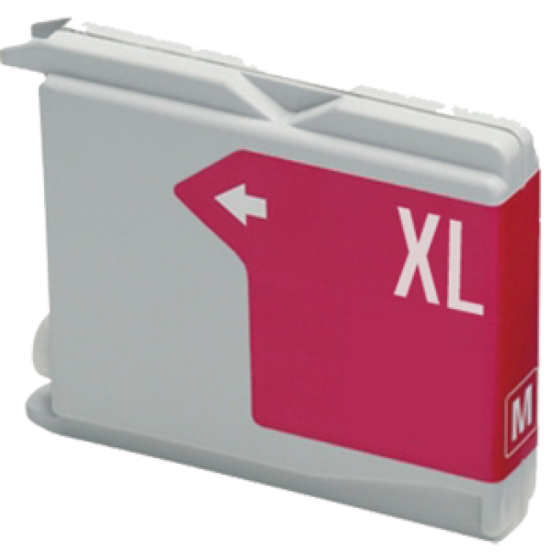 Ink cartridge Magenta replaces Brother LC1100M / LC980M, LC61