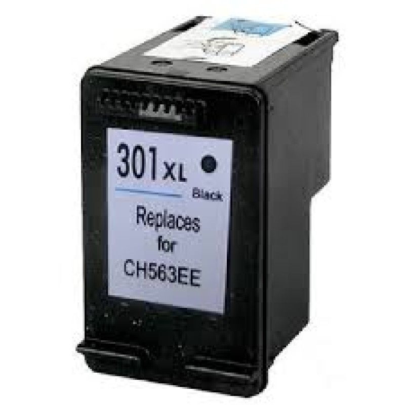 Ink cartridge Black replaces HP CH563EE, 301XL