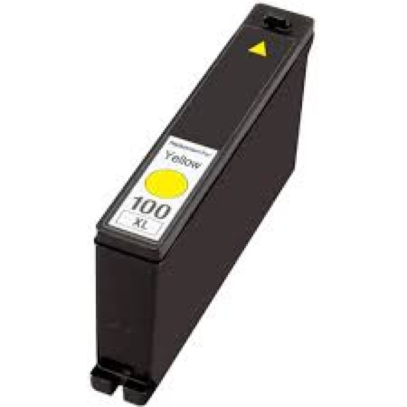 Ink cartridge Yellow replaces Lexmark 14N1071E, 100XL