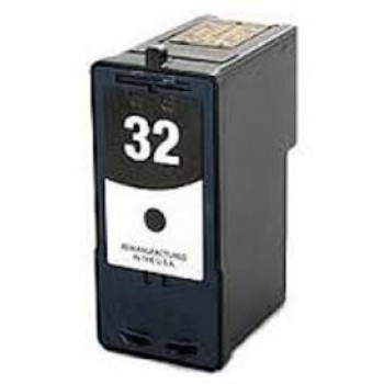 Ink cartridge Black replaces Lexmark 18C0032E, 32