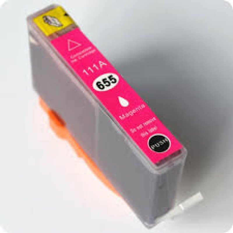 Ink cartridge Magenta replaces HP CZ111AE, 655