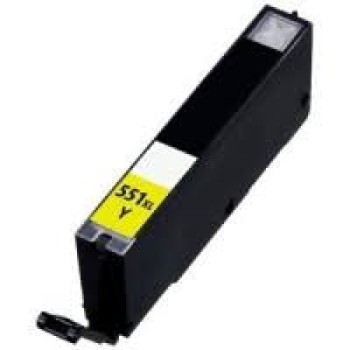 Ink cartridge Yellow replaces Canon 6446B001, CLI551YXL