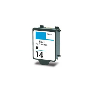 Ink cartridge Black replaces HP C5011AN, 14