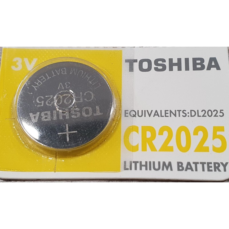 Battery Toshiba CR2025 Lithium Coin