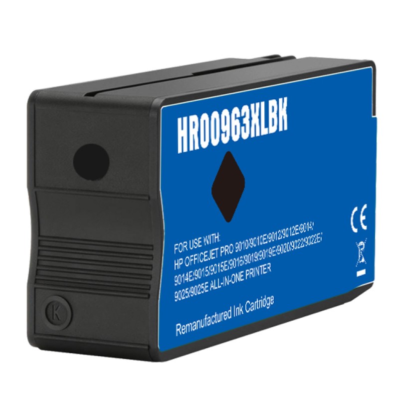 Ink cartridge Black replaces HP 3JA30AE, 963XL