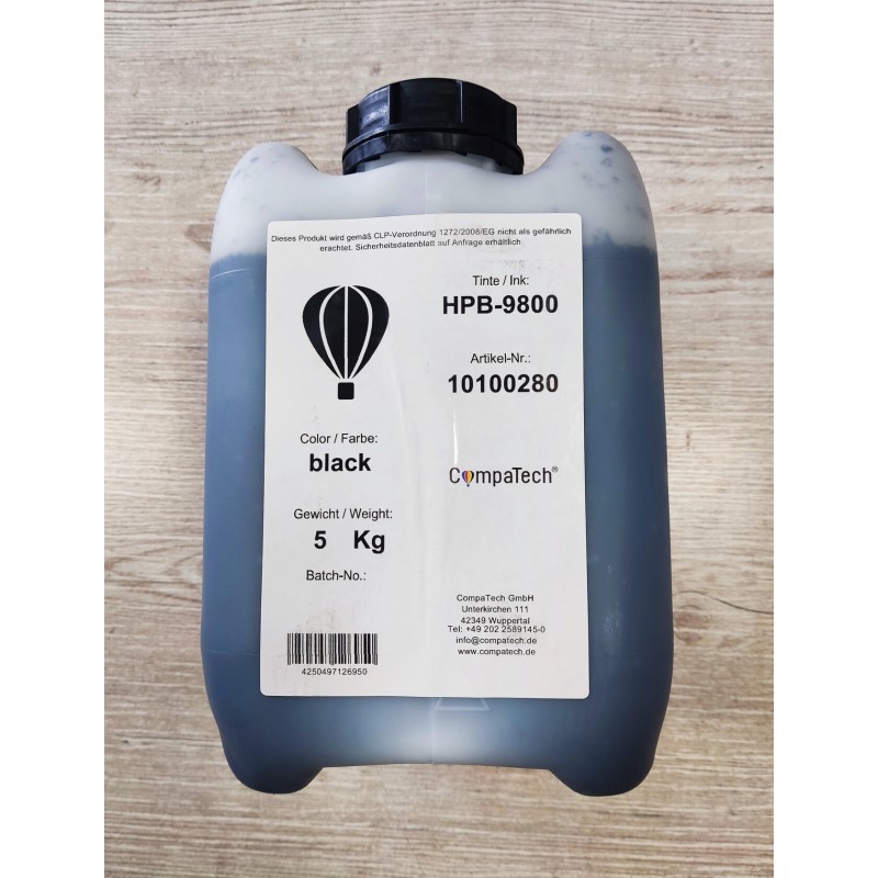 Pigment Black ink Sensient for HP/ Canon Deskjet cartridges 5KG