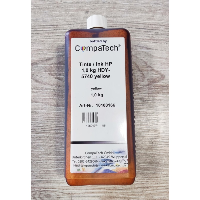 Dye Yellow ink Sensient for HP/ Canon Deskjet cartridges