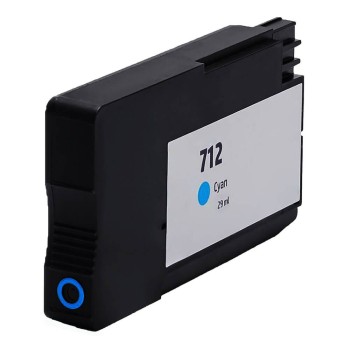 Ink cartridge Cyan replaces HP 3ED67A, 712C