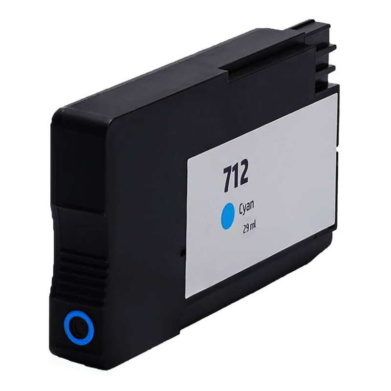 Ink cartridge Cyan replaces HP 3ED67A, 712C