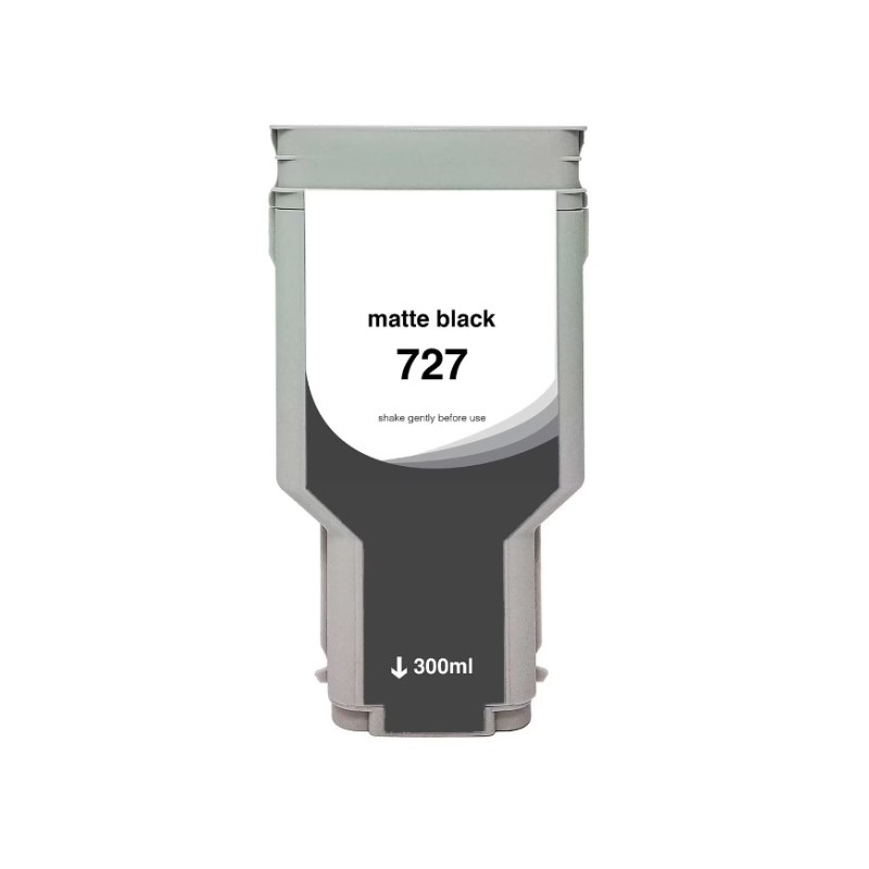 Ink cartridge Black replaces HP C1Q12A, 727B