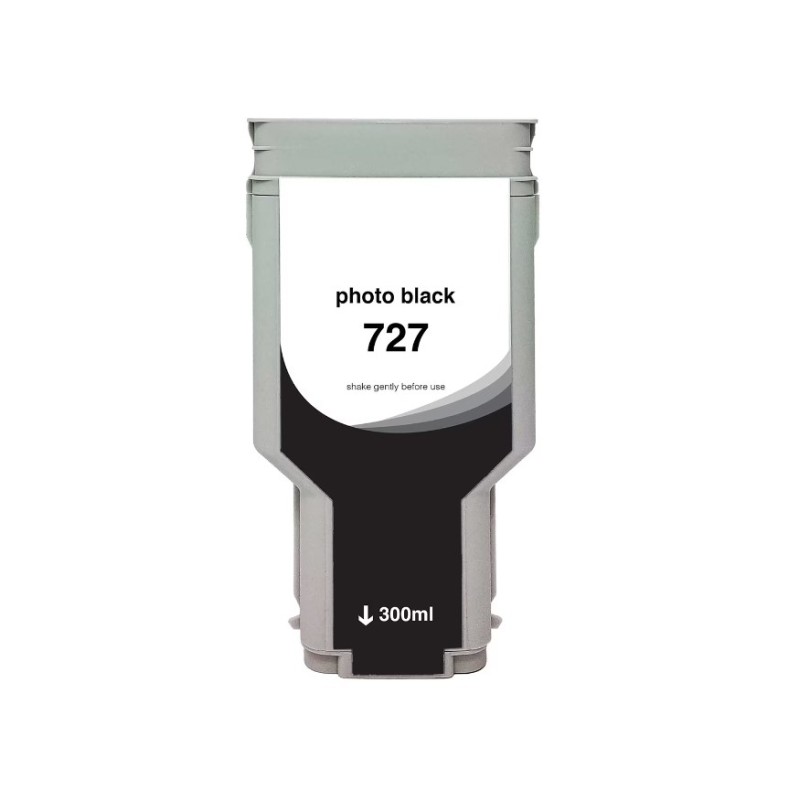 Ink cartridge Black replaces HP F9J79A, 727