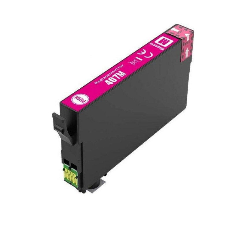 Ink cartridge Magenta replaces Epson C13T07U340, 407