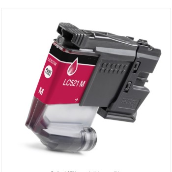 Ink cartridge Black replaces Brother LC521M